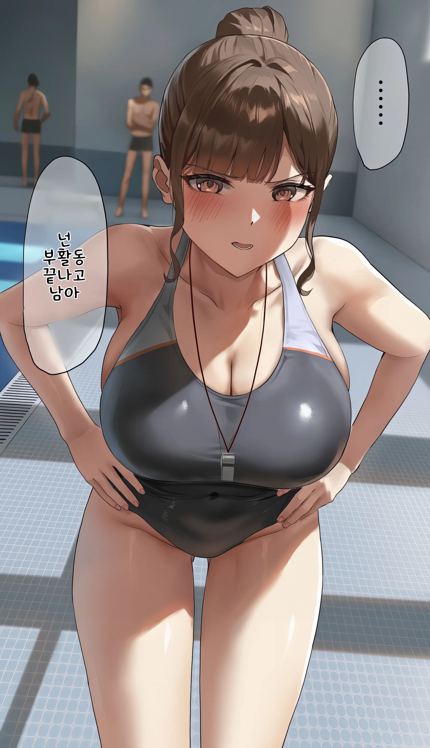 Kuchi De Nuite Kureru Suiei-Bu Komon No Sensei | 입으로 빼주는 수영부 고문 선생님